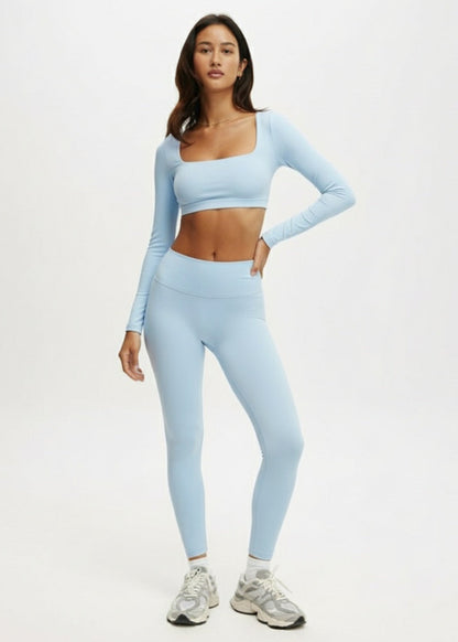 Long Sleeve Top and Leggins Set