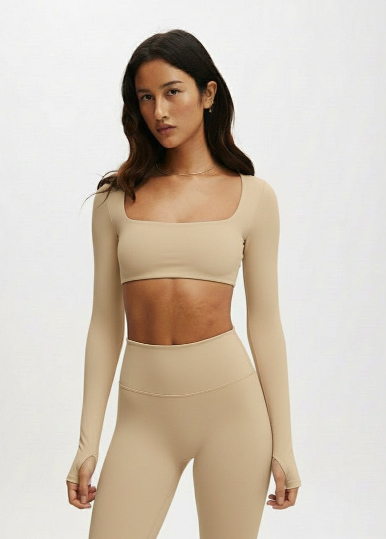 Long Sleeve Top and Leggins Set