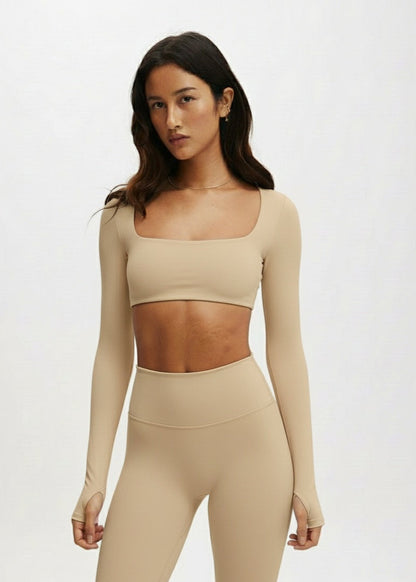 Long Sleeve Top and Leggins Set
